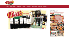 Desktop Screenshot of billsfoodcenter.com